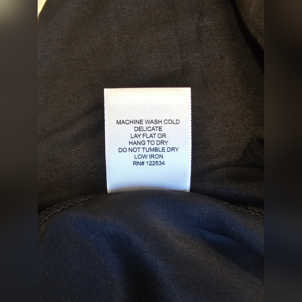 Lola And Sophie Elegant Black Blouse Women's Size XS - Picture 4 of 12